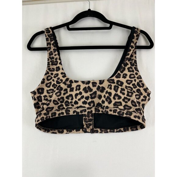 Good American Leopard Print Bra Top - Picture 5 of 8